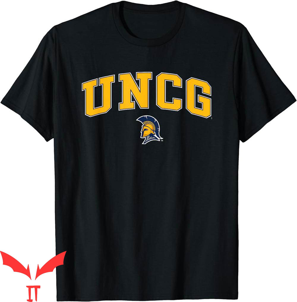 Vintage UNC T-Shirt Greensboro Spartans Arch Over Sports Tee Vintage UNC T-Shirt Greensboro Spartans Arch Over Sports Tee