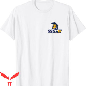 Vintage UNC T-Shirt Greensboro Spartans Left Chest Icon