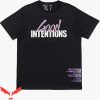Vlone Good Intentions T Shirt Hip Hop V Letter Tee Shirt