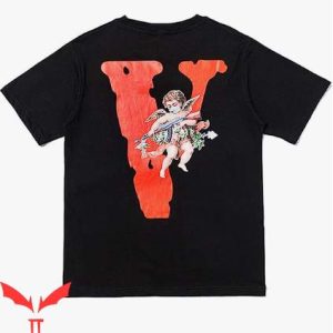 Vlone Good Intentions T Shirt V Letter Cupid Trend Hip Hop