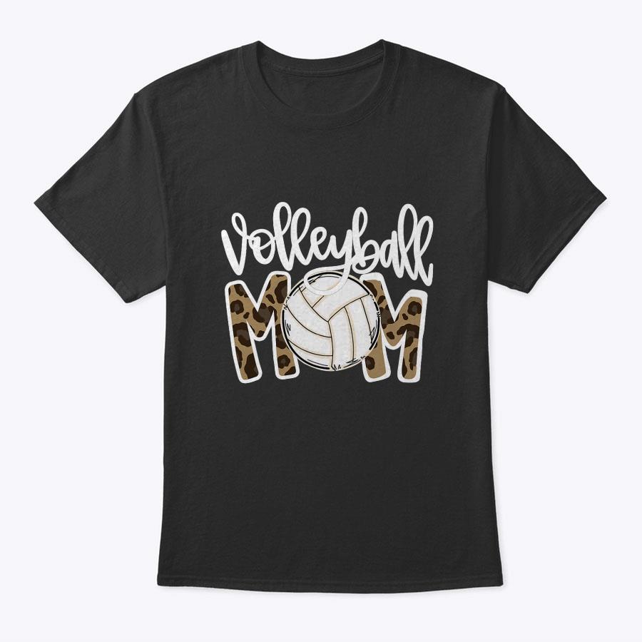 Volleyball Mom Leopard Funny Ball Mom Mother's Day Gift T-Shirt Volleyball Mom Leopard Funny Ball Mom Mother's Day Gift T-Shirt