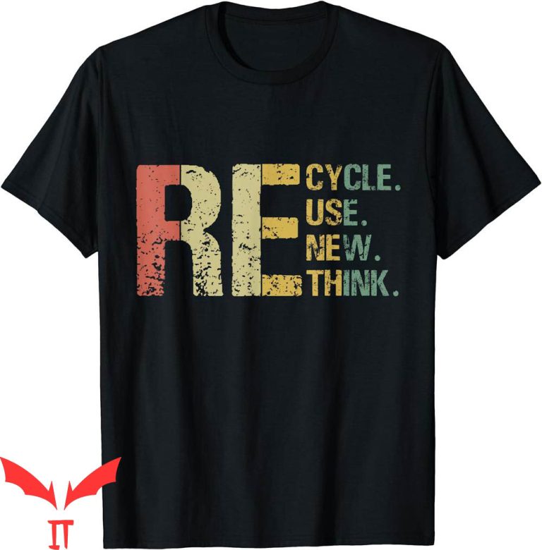 Walmart Recycle T-Shirt Earth Day Reuse Renew Rethink