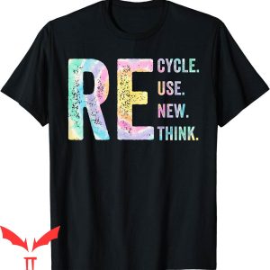 Walmart Recycle T-Shirt Reuse Renew Rethink Tie Dye Tee