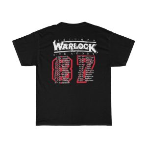 Warlock 1987 Triumph And Agony Tour Shirt 3