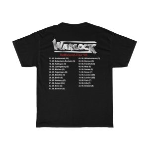 Warlock Hellbound 1985 Tour Shirt 3