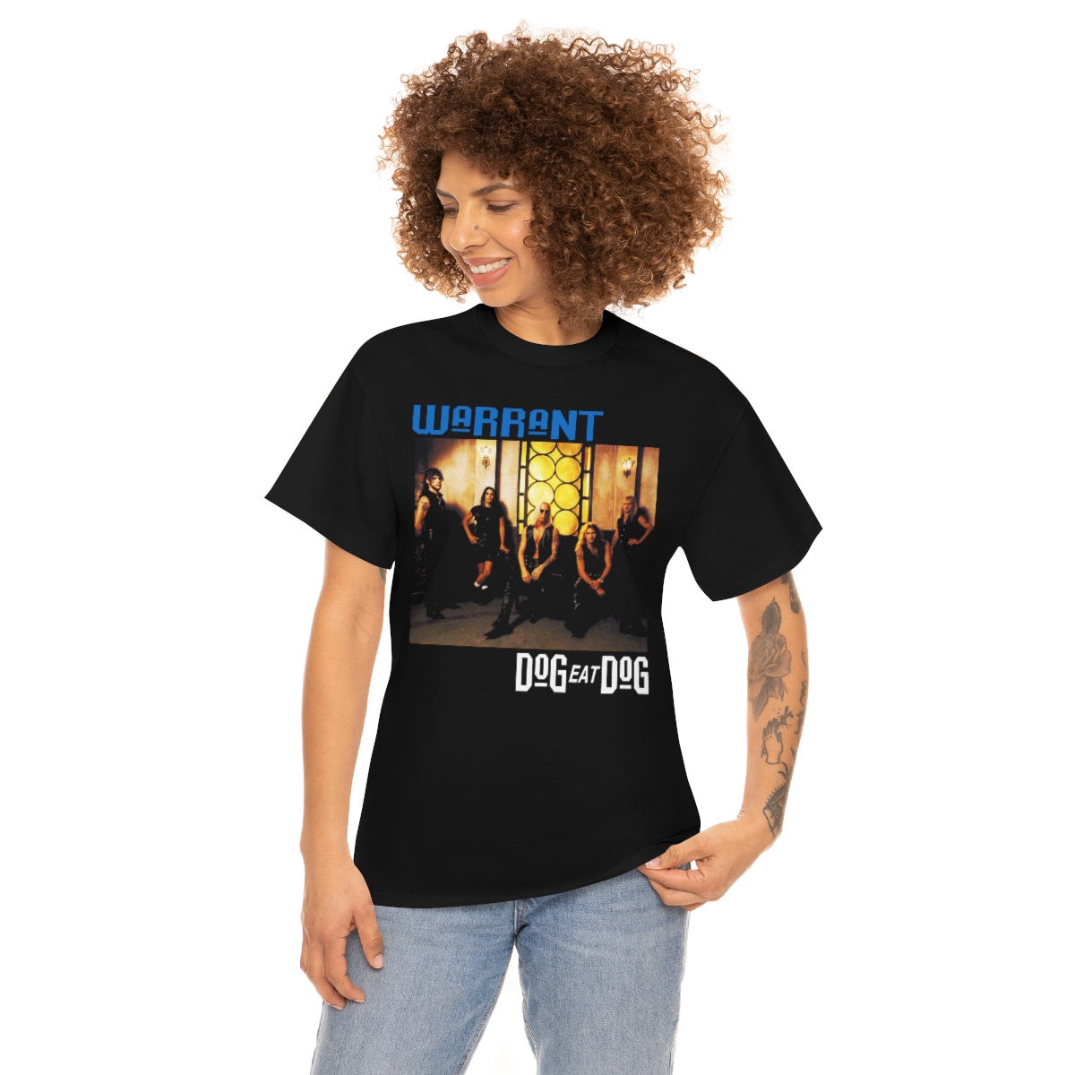 Warrant 1992 Dog Eat Dog Custom Tour Shirt Warrant 1992 Dog Eat Dog Custom Tour Shirt