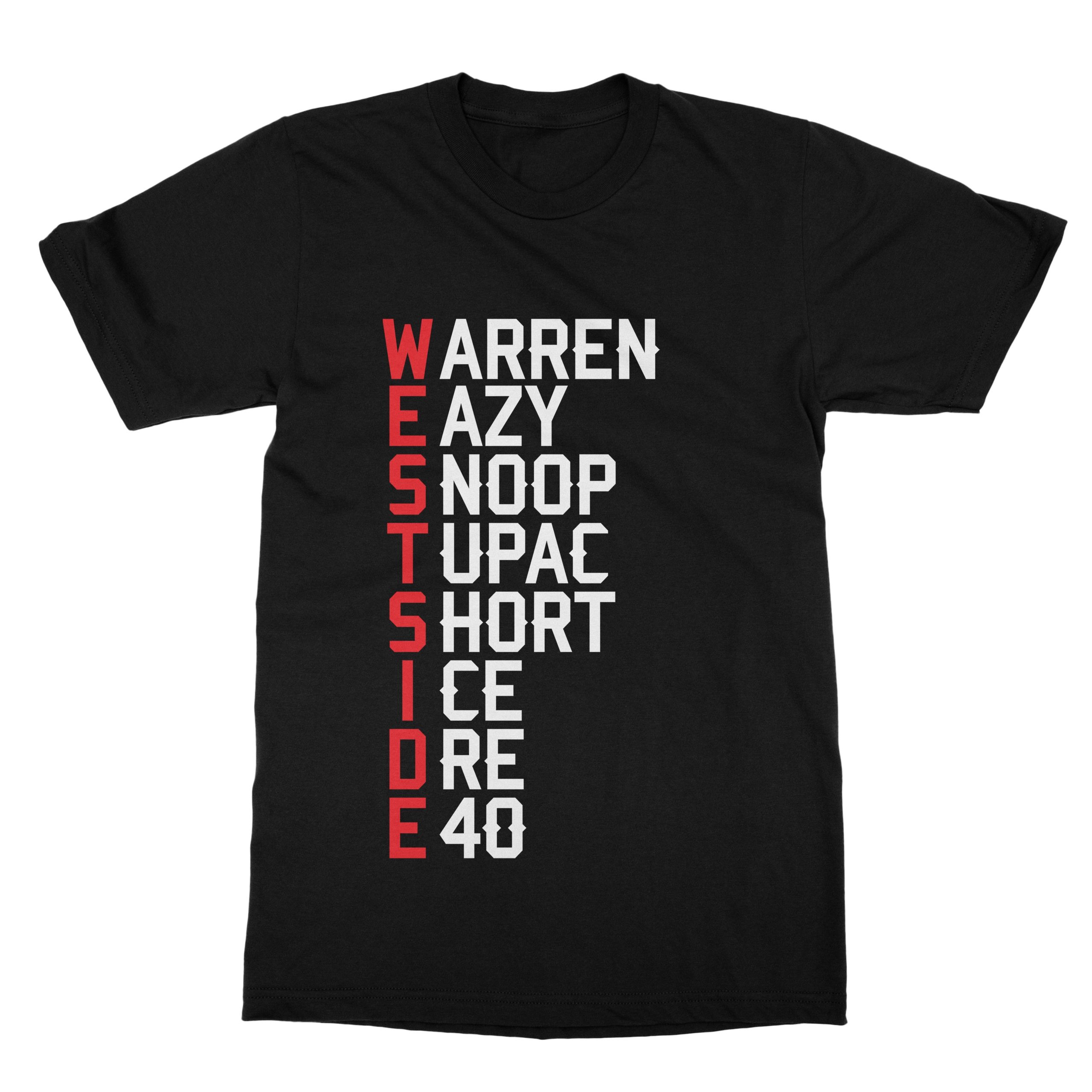 Warren Snoop Eazy Dre Tupac T-Shirt (Men) Warren Snoop Eazy Dre Tupac T-Shirt (Men)