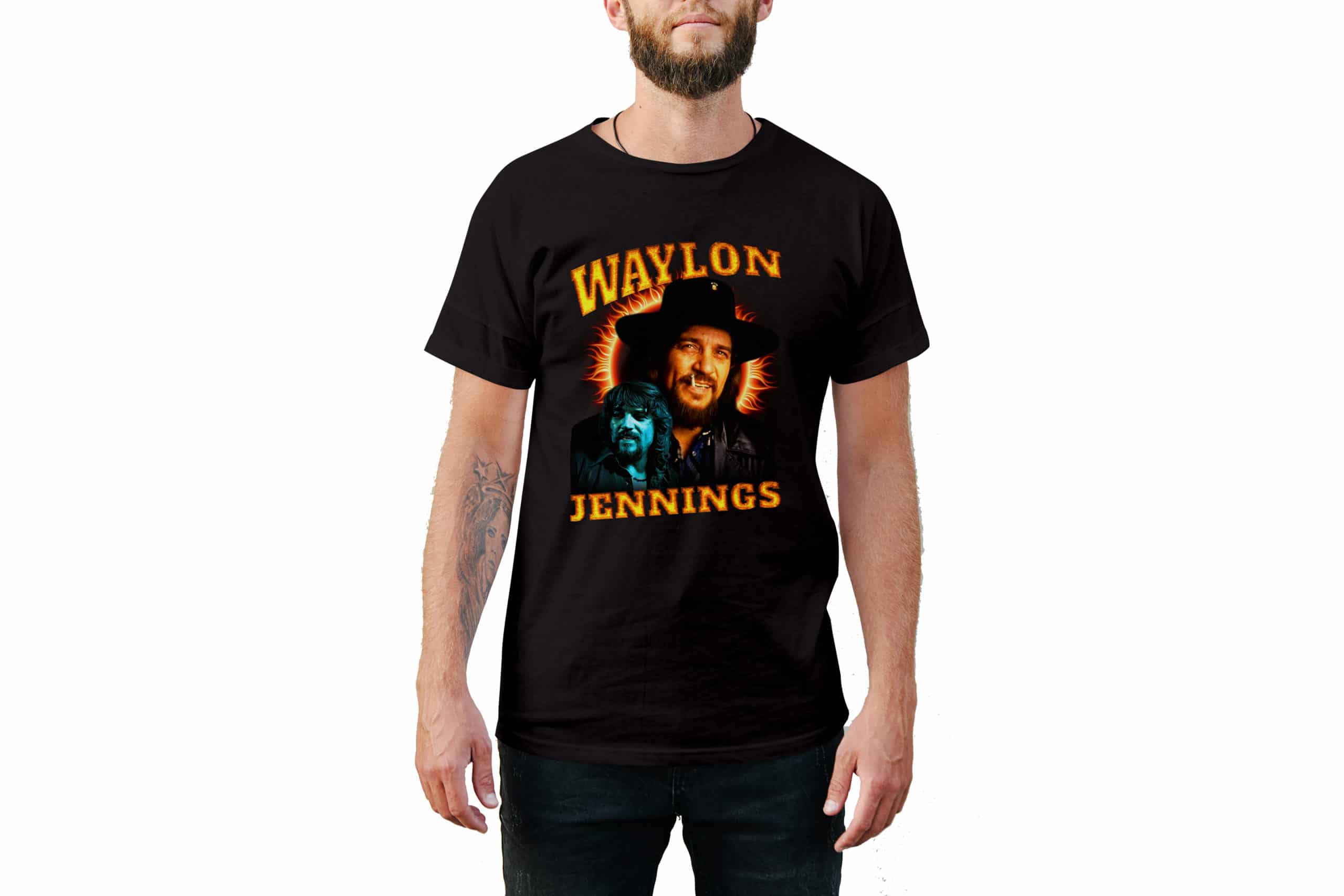 Waylon Jennings T-Shirt Waylon Jennings T-Shirt