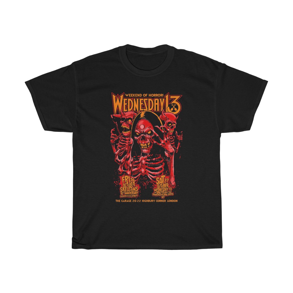 Wednesday 13 Custom Weekend of Horror London Shirt Wednesday 13 Custom Weekend of Horror London Shirt