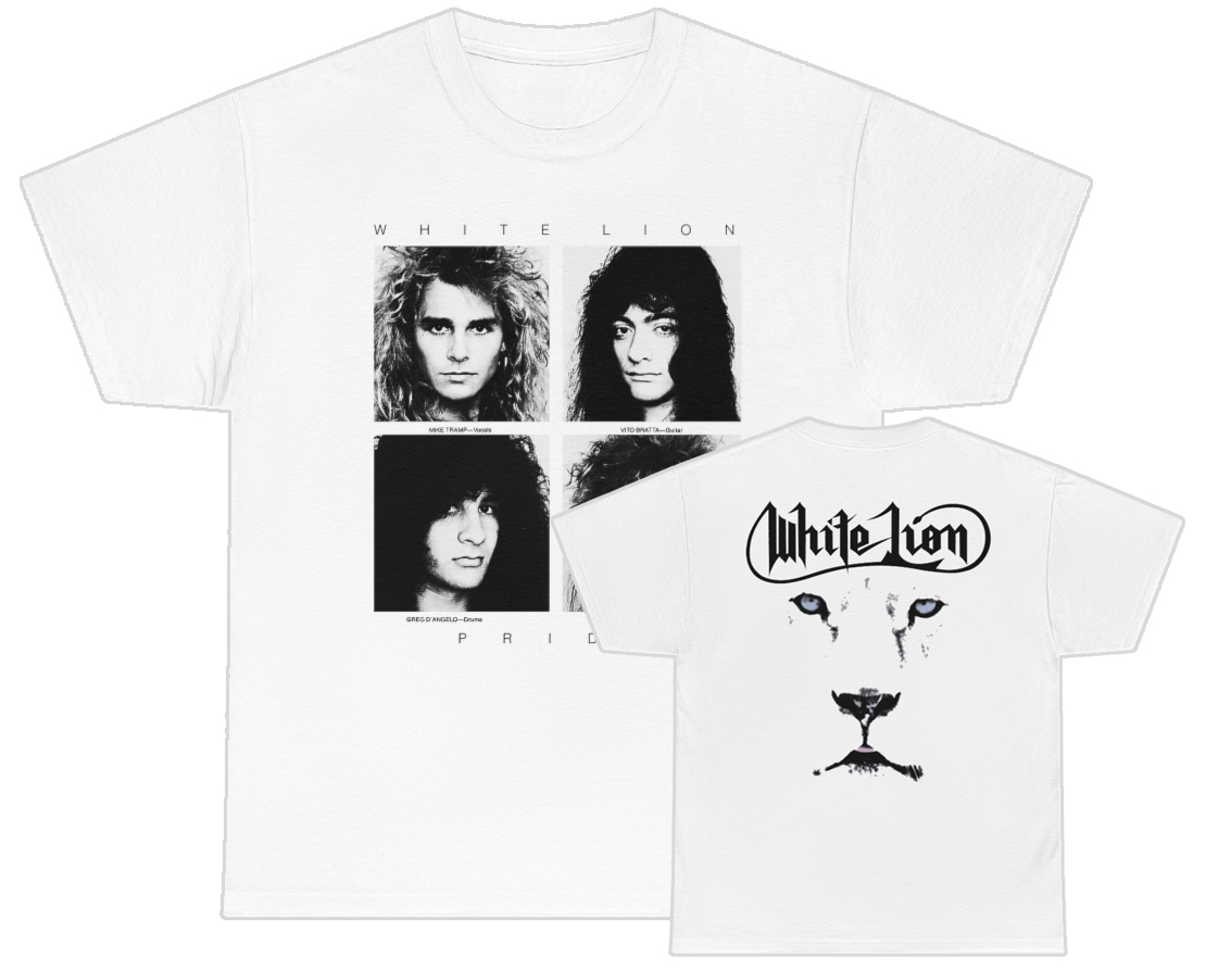 White Lion Pride Album Shirt White Lion Pride Album Shirt