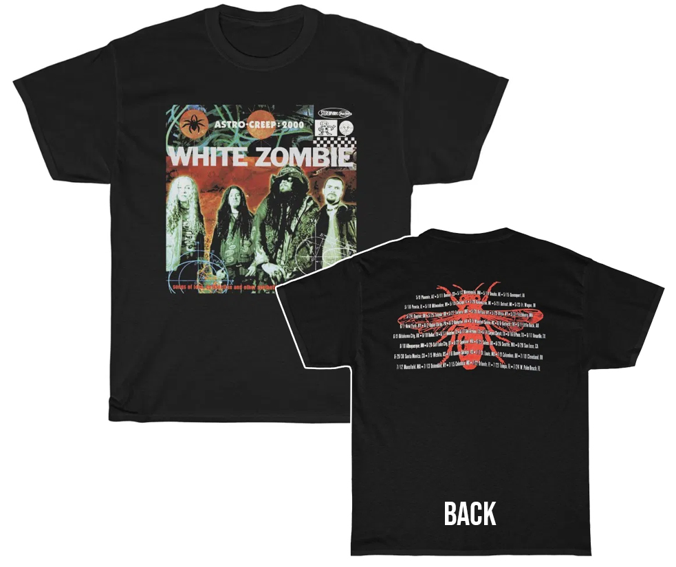White Zombie Astro-Creep 2000 Tour Shirt White Zombie Astro-Creep 2000 Tour Shirt