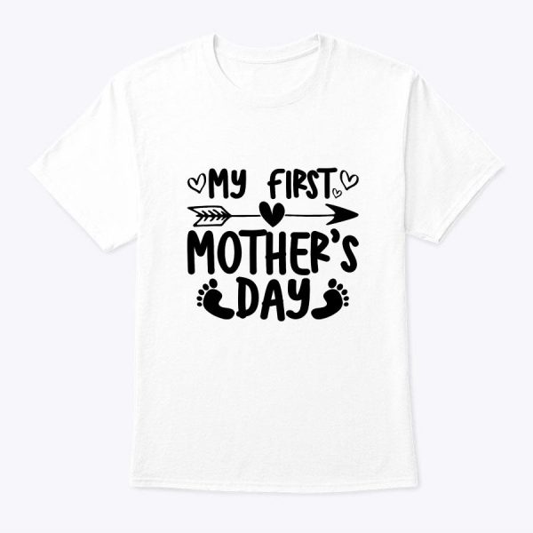 Women My First Mother’s Day Pregnancy Announcement Pregnant T-Shirt