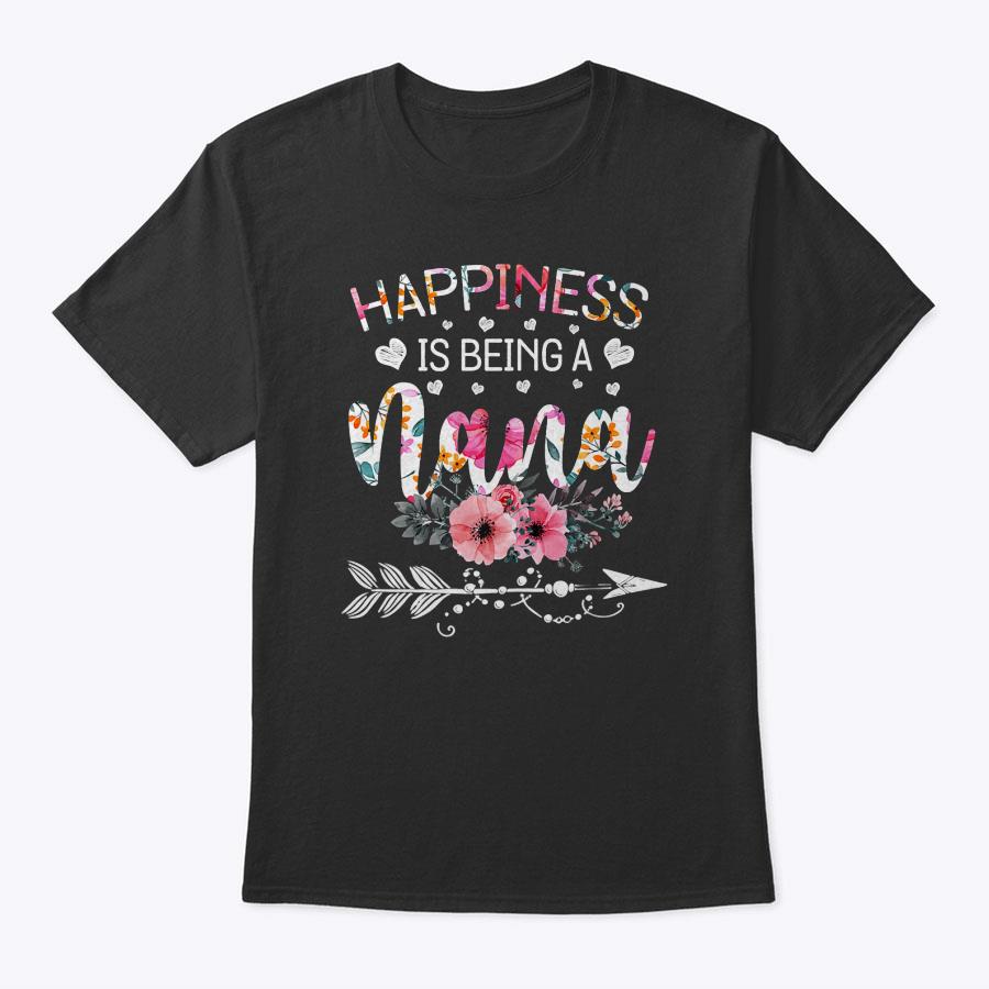Womens Funny Nana Mother's Day Gifts Happiness Is Being A Nana T-Shirt Womens Funny Nana Mother's Day Gifts Happiness Is Being A Nana T-Shirt