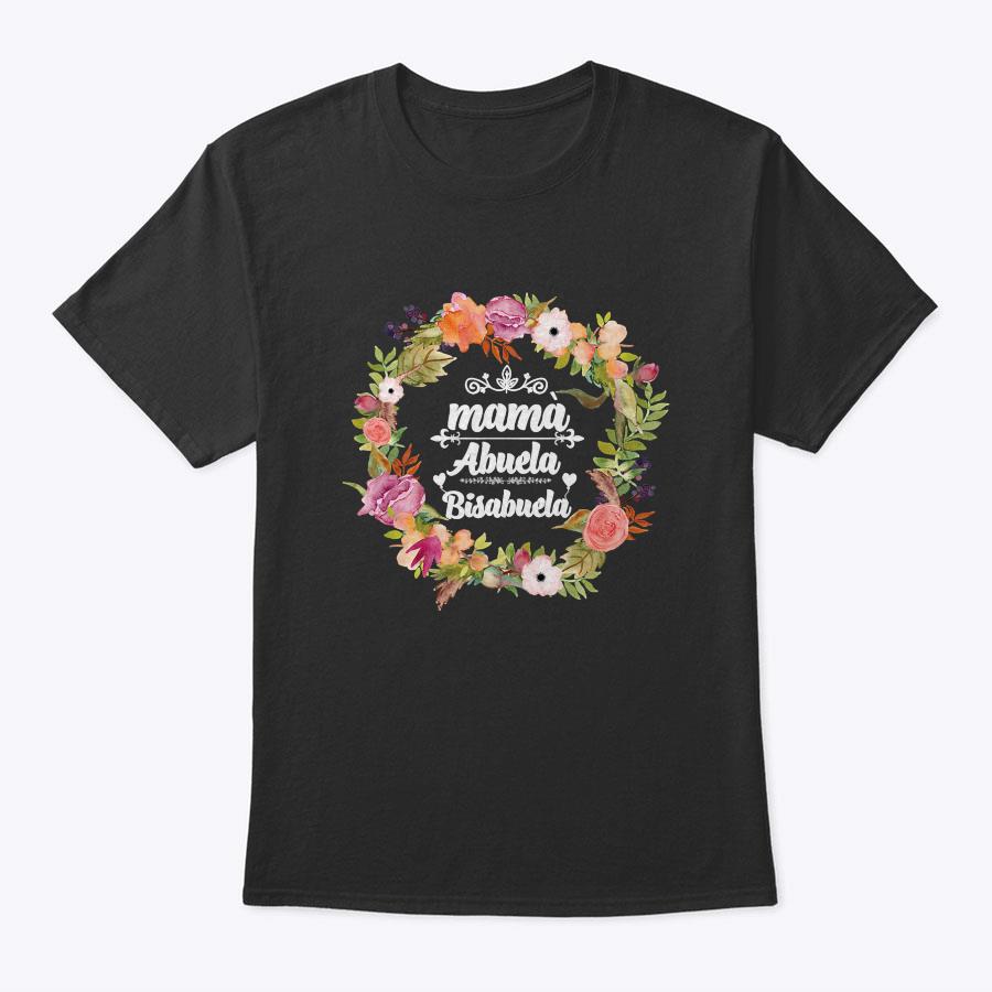 Womens Mama Abuela Bisabuela Spanish Mother's Day Christmas T-Shirt Womens Mama Abuela Bisabuela Spanish Mother's Day Christmas T-Shirt