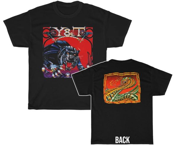 Y&ampT Black Tiger  Mean Streak 1985-86 Tour Shirt