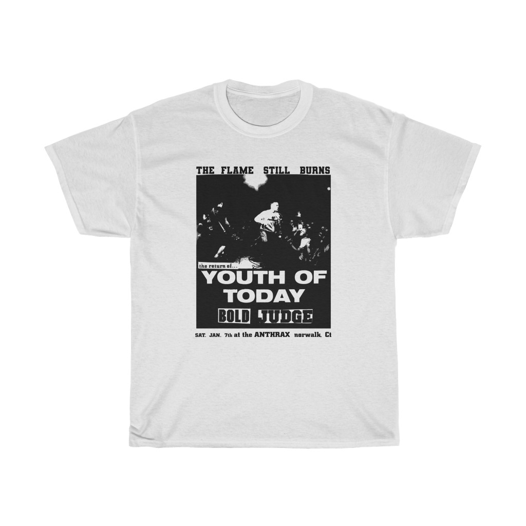 Youth of Today LIVE January 7, 1988 at The Anthrax in Norwalk, CT Flyer Shirt Youth of Today LIVE January 7, 1988 at The Anthrax in Norwalk, CT Flyer Shirt