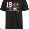 47 Brand T-Shirt Jonathan Toews Number 19 Chicago Blackhawks