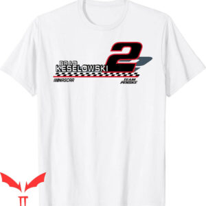 90s Nascar T-Shirt Brad Keselowski Drop Shadow Vintage