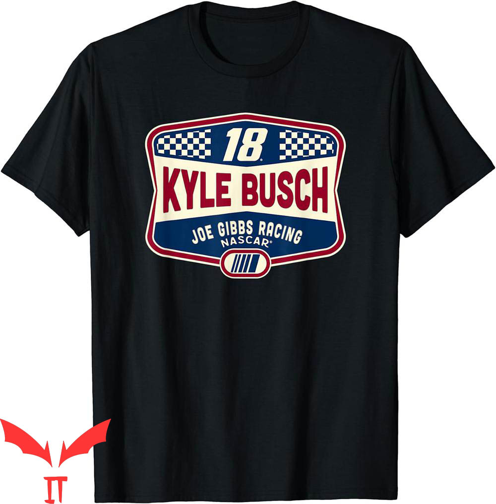 90s Nascar T-Shirt Kyle Busch Shield Vintage Racing 90s Nascar T-Shirt Kyle Busch Shield Vintage Racing