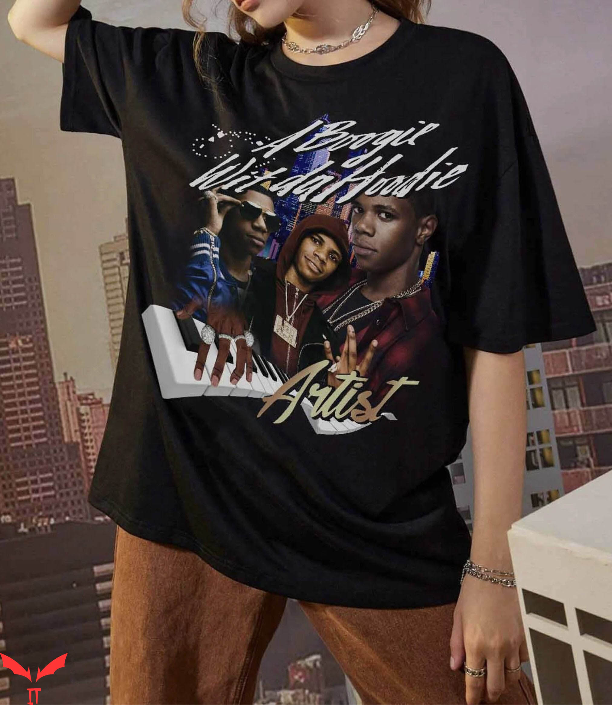 A Boogie T-Shirt Wit Da Hoodie Album Cover Poster Music A Boogie T-Shirt Wit Da Hoodie Album Cover Poster Music