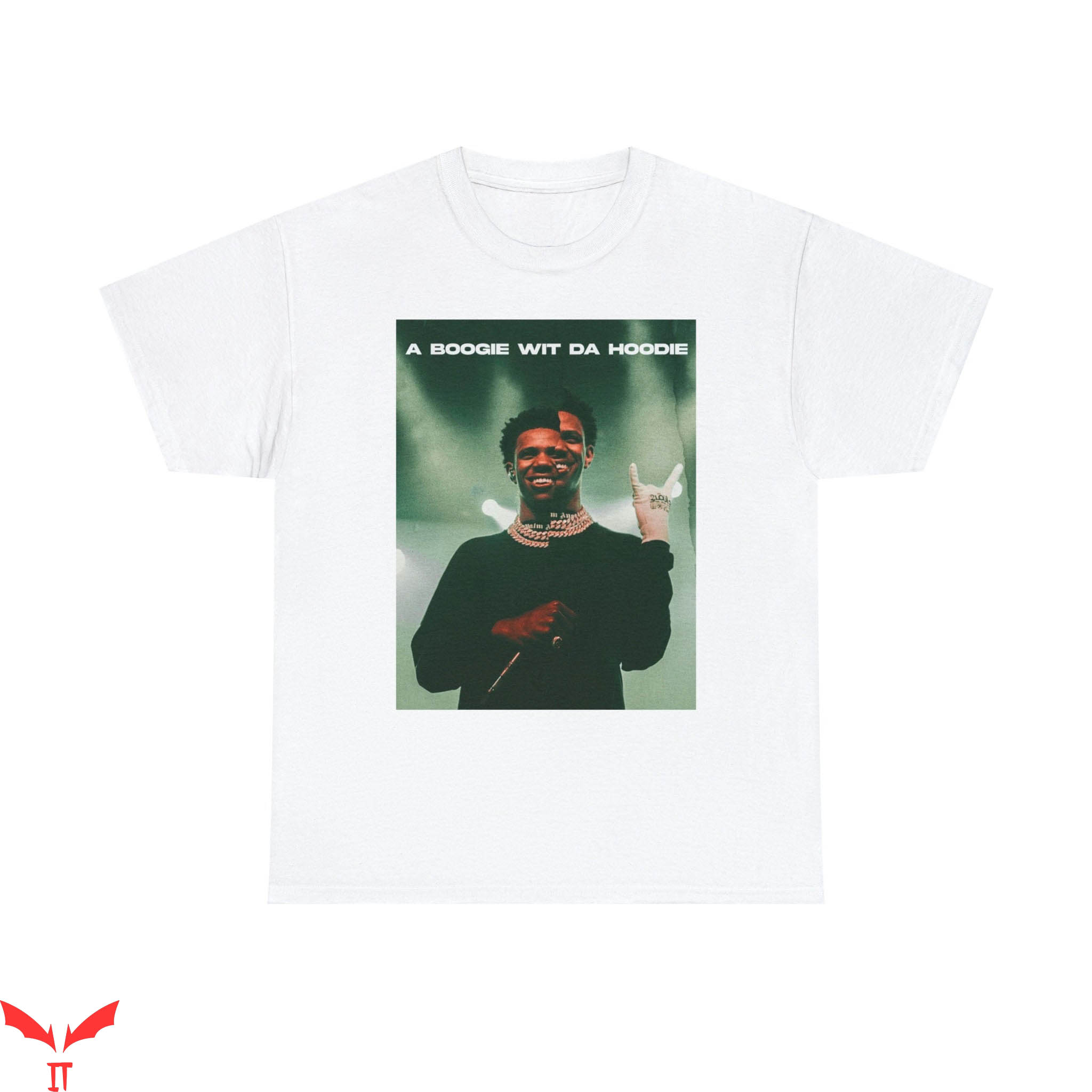 A Boogie T-Shirt With A Hoodie Rap Bootleg Vintage Retro A Boogie T-Shirt With A Hoodie Rap Bootleg Vintage Retro