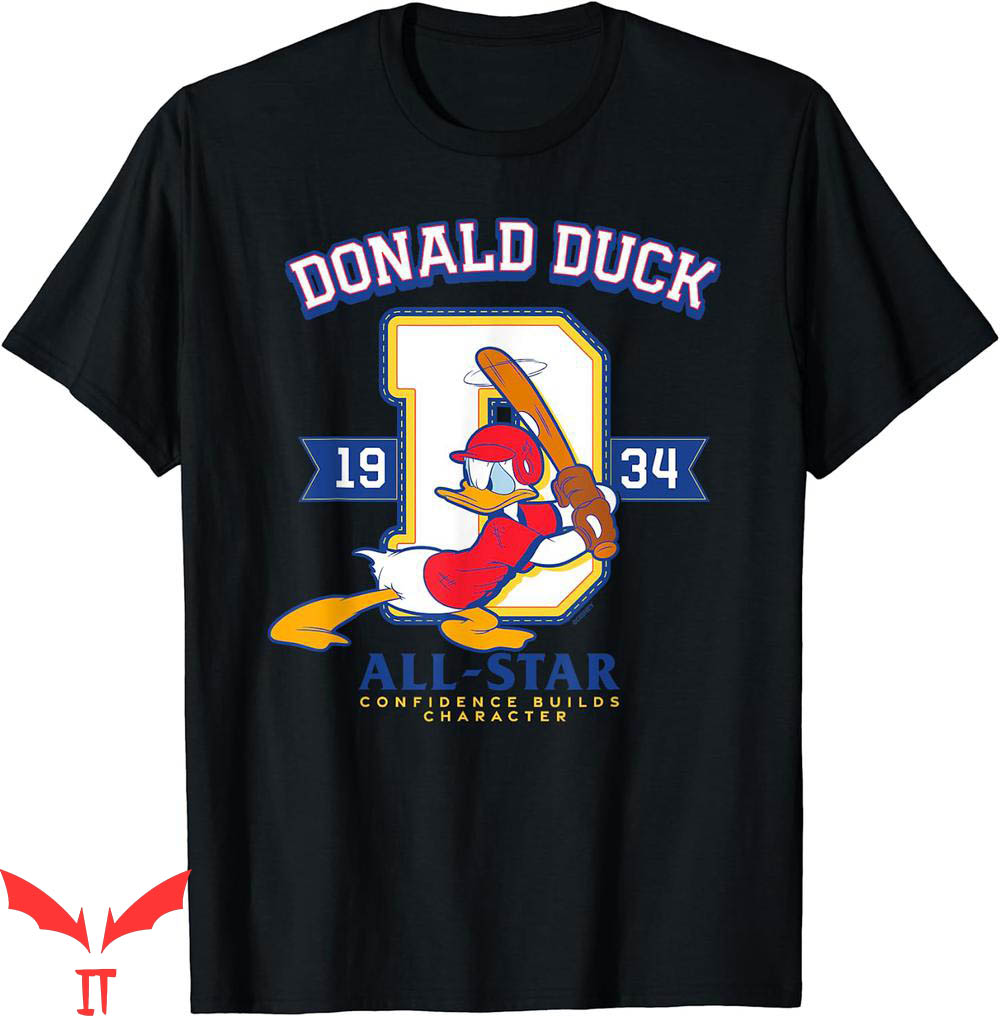 All Star T-Shirt Disney Donald Duck Baseball All Star T-Shirt Disney Donald Duck Baseball