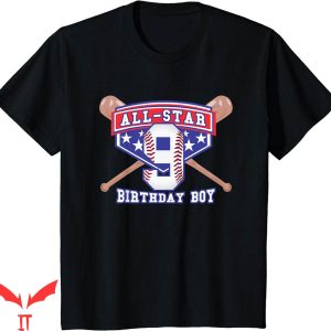 All Star T-Shirt Kids Baseball Year Old Birthday Gift
