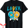 Aqua 5s T-Shirt Loser Lover Drip Heart Retro Matching
