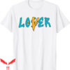 Aqua 5s T-Shirt Loser Lover Drip Retro Blue Yellow Tee