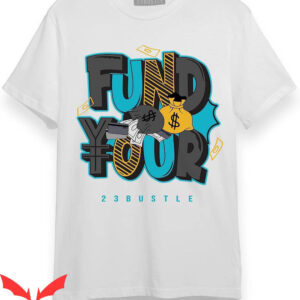 Aqua 5s T-Shirt Matching Retro Sneaker Art Jordan Trending