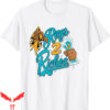 Aqua 5s T-Shirt Rag 2 Riches Blue And Yellow Matching Tee