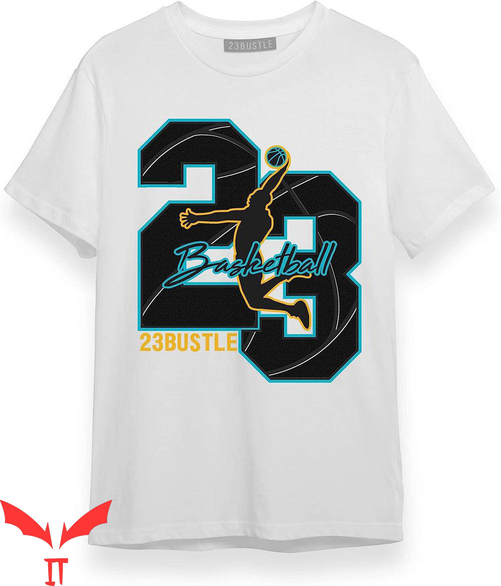 Aqua 5s T-Shirt Sneaker Art To Match Retro Jordan Tee Aqua 5s T-Shirt Sneaker Art To Match Retro Jordan Tee