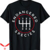 Ayrton Senna T-Shirt Endangered Species Manual Gearbox Stick
