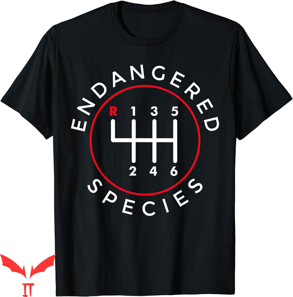 Ayrton Senna T-Shirt Endangered Species Manual Gearbox Stick Ayrton Senna T-Shirt Endangered Species Manual Gearbox Stick
