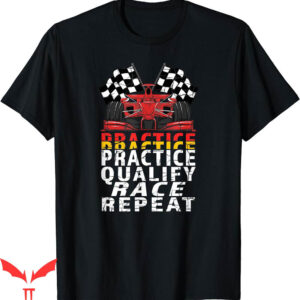 Ayrton Senna T-Shirt Open Wheel Formula Racing Car Practice