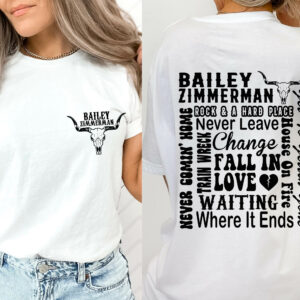 Bailey Zimmerman T-Shirt Country Music Trendy That Go Hard