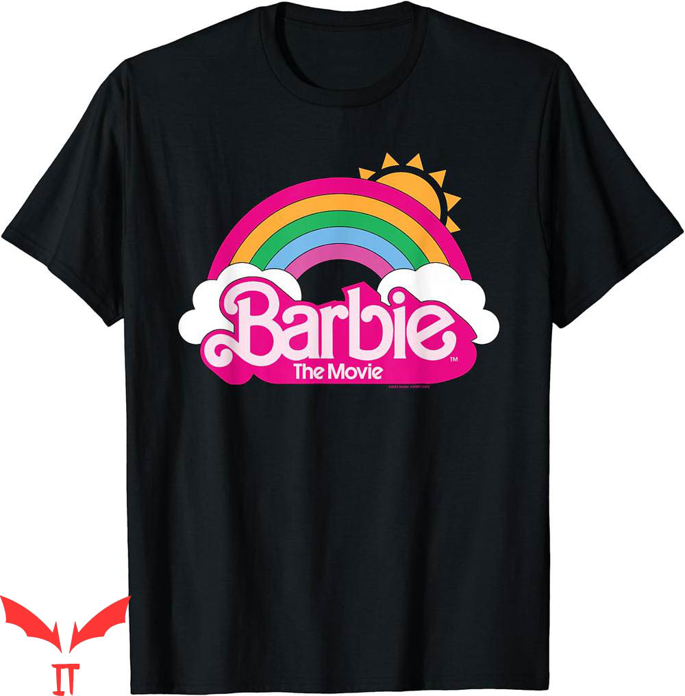 Barbie T-Shirt The Movie Rainbow Logo Barbie T-Shirt The Movie Rainbow Logo