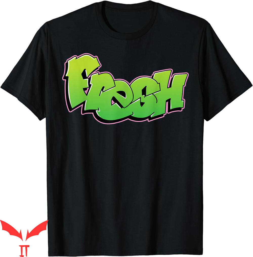 Bel Air T-Shirt Fresh Graffiti Style Graphic Bel Air T-Shirt Fresh Graffiti Style Graphic