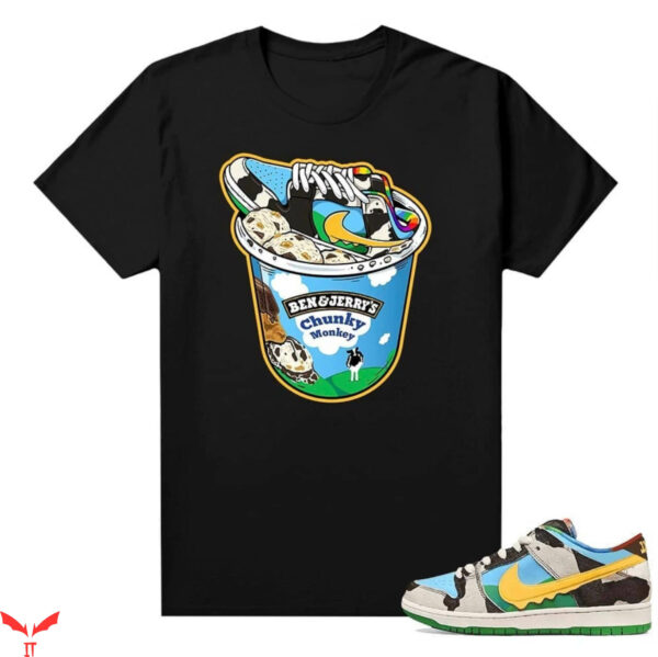 Ben And Jerrys T-Shirt Chunky Monkey Dunks Jordan 1