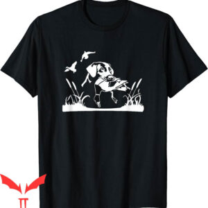 Bird Dog T-Shirt Duck Hunting Willow In The Marsh Hunter