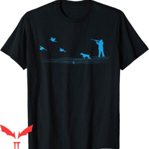 Bird Dog T-Shirt Flying Pheasant Upland Bird Hunter Dog