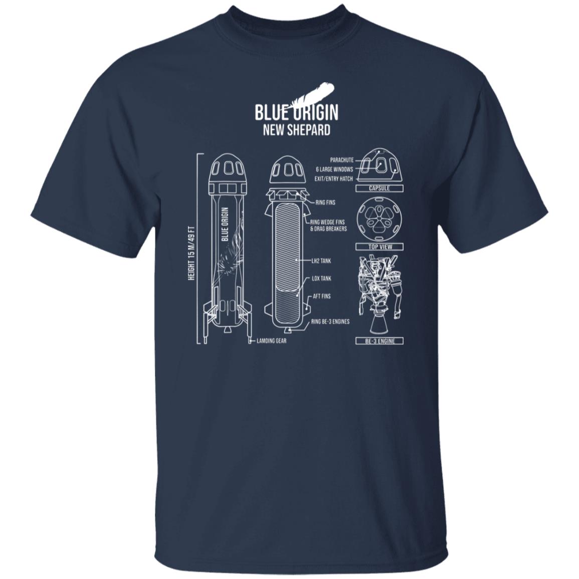Blue origin new shepard shirt Blue origin new shepard shirt