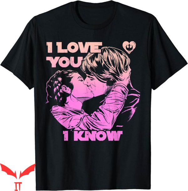Bo Knows Nike T-Shirt Han Leia The Kiss I Love You