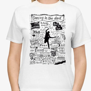 Bruce Springsteen T-Shirt Lyrics Artwork Fan Song Cover