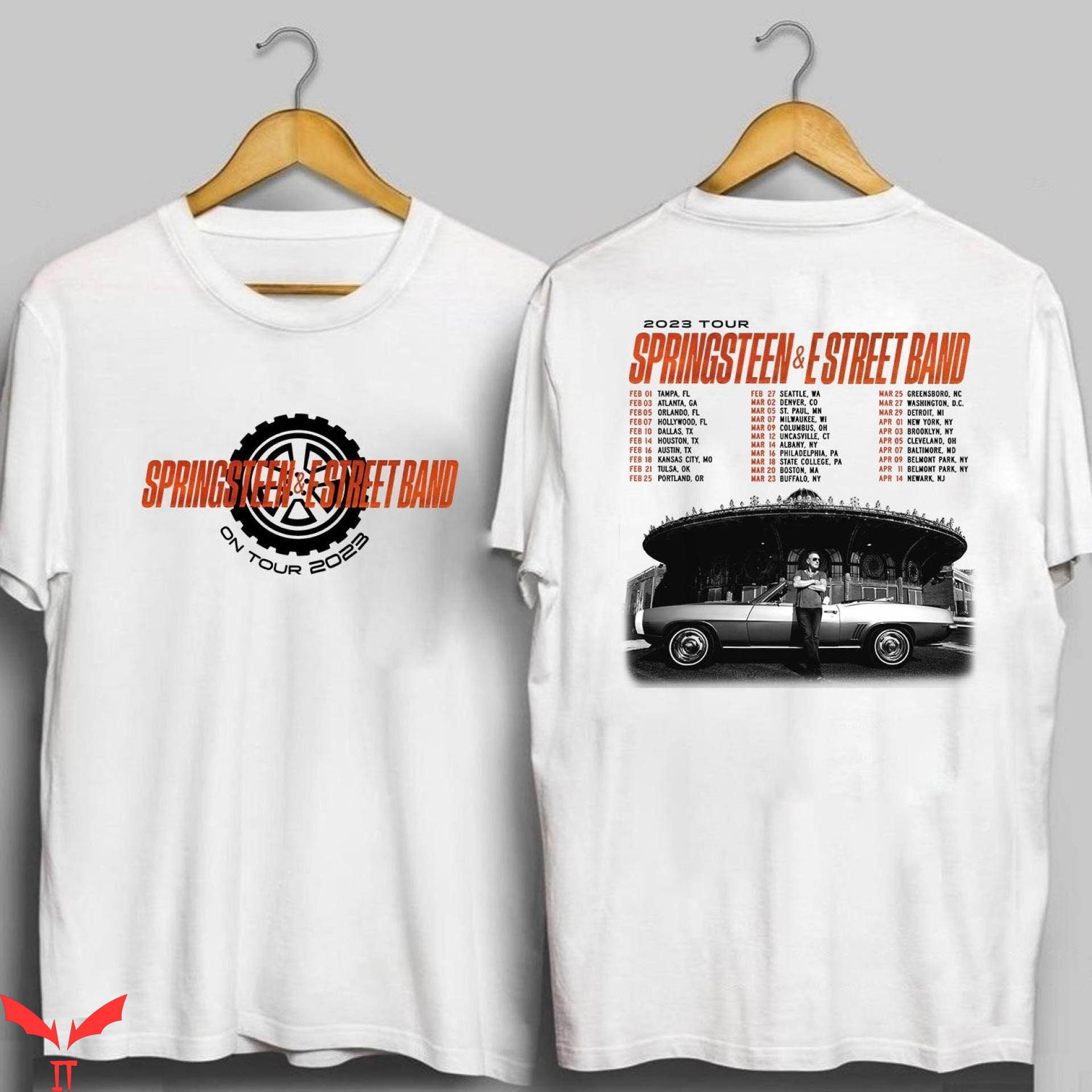 Bruce Springsteen T-Shirt Tour 2023 Vintage E Street Band Bruce Springsteen T-Shirt Tour 2023 Vintage E Street Band