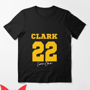 Caitlin Clark T-Shirt Number 22 With Signature Basketball