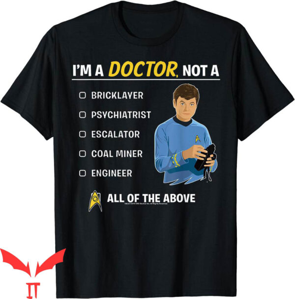 Cardin McCoy T-Shirt Star Trek Series Mccoy I’m A Doctor