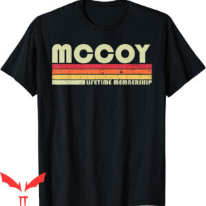 Cardin McCoy T-Shirt Surname Funny Retro Vintage 80s 90s