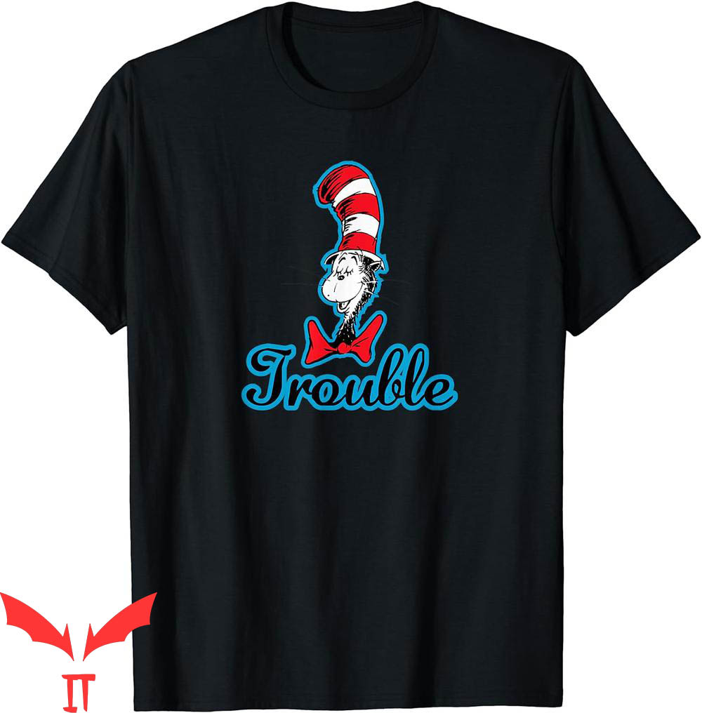 Cat In The Hat T-Shirt Dr. Seuss Trouble Book Film Game