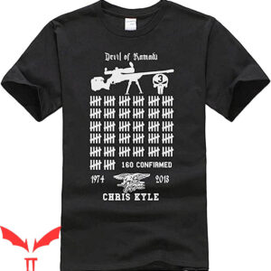 Chris Kyle T-Shirt The Devil American Sniper Vintage
